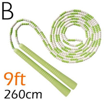 Load image into Gallery viewer, Jump Skipping Rope Beginner Soft Beaded Adjustable Tangles Free Fitness Skipping Rope For Men Women Kids Soft Beaded Skipping Rope Keeping Fit For Training Workout And Weight Loss