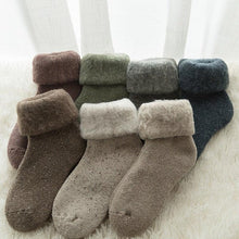 Load image into Gallery viewer, Kawaii Cute Socks Thicker Solid Socks Merino Wool Rabbit Socks Against Cold Snow Winter Warm Funny Happy Unisex Thick Warm Socks For Men And Women