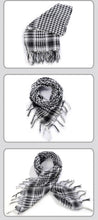 Load image into Gallery viewer, Keffiyeh Man Wrap Bandana Shemagh Military Scarf plaid Islamic Airsoft Muslim Multifunction Tactical Arabic Hijab Palestine Women Men Scarf Shawl Wrap Pattern of Arab Shemagh Keffiyeh Men Arab Kufiyah Keffiyeh Arabic Muslim Head Wrap