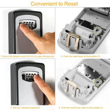 Load image into Gallery viewer, Keys Storage Lock Box with 4 Digits Combination