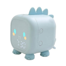 Load image into Gallery viewer, Kids Alarm Clock Cute Dinosaur Kids Alarm Clock with Dinosaur Digital Alarm Clock for Kids Bedroom Cute Bedside Clock Children's Sleep Trainer Wake Up Light and Night Light with Digital Alarm Clock For Kids Bedside Clock Children Wake Up Night Light