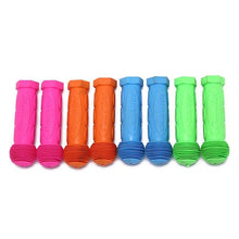 Load image into Gallery viewer, Kids Bike Bicycle Tricycle Scooter Rubber Grip Handle Handlebar Grips Anti-skid Colorful Grips Mountain Bike Grips Sponge Bike Soft Handle Grips Suitable For Road Bikes Mountain And Kids Bikes