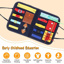 Load image into Gallery viewer, Kids Busy Board Sensory Activity Board Preschool Learning Toys