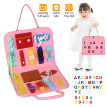 Load image into Gallery viewer, Kids Busy Board Sensory Activity Board Preschool Learning Toys