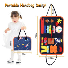 Load image into Gallery viewer, Kids Busy Board Sensory Activity Board Preschool Learning Toys