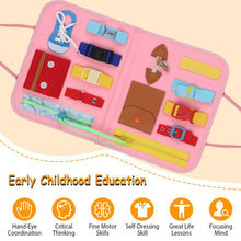 Load image into Gallery viewer, Kids Busy Board Sensory Activity Board Preschool Learning Toys