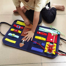 Load image into Gallery viewer, Kids Busy Board Sensory Activity Board Preschool Learning Toys
