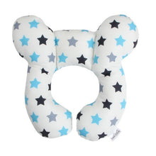 Load image into Gallery viewer, Kids Children Baby Pillow Soft Neck Support Infant Car Cushion U-Shape Cotton Infant Nursing Pillow Toddler Sleep Positioner Air Mesh Organic Cotton Protection for Flat Head Baby Pillow for Newborn Breathable Adjustable Infants and Baby Neck Head Support
