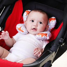 Load image into Gallery viewer, Kids Children Baby Pillow Soft Neck Support Infant Car Cushion U-Shape Cotton Infant Nursing Pillow Toddler Sleep Positioner Air Mesh Organic Cotton Protection for Flat Head Baby Pillow for Newborn Breathable Adjustable Infants and Baby Neck Head Support