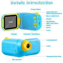 Load image into Gallery viewer, Kids Digital Camera Child Video Camera