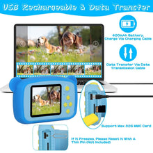 Load image into Gallery viewer, Kids Digital Camera with 2" Screen 4x Digital Zoom