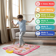 Load image into Gallery viewer, Kids Electronic Music Dance Pad with 6 Modes