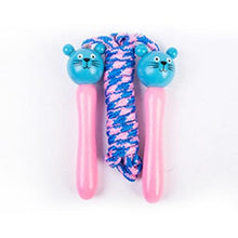 Load image into Gallery viewer, Kids Jump Rope With Wood Handle Children Skipping Ropes Gym Fitness Equipment Jump Ropes For Girls Boys Skipping Rope For Kids With Wooden Handle Cotton Braided Outdoor Fun Activity For Exercise Fitness