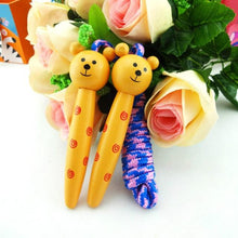 Load image into Gallery viewer, Kids Jump Rope With Wood Handle Children Skipping Ropes Gym Fitness Equipment Jump Ropes For Girls Boys Skipping Rope For Kids With Wooden Handle Cotton Braided Outdoor Fun Activity For Exercise Fitness