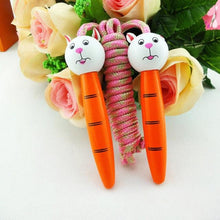 Load image into Gallery viewer, Kids Jump Rope With Wood Handle Children Skipping Ropes Gym Fitness Equipment Jump Ropes For Girls Boys Skipping Rope For Kids With Wooden Handle Cotton Braided Outdoor Fun Activity For Exercise Fitness