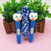 Load image into Gallery viewer, Kids Jump Rope With Wood Handle Children Skipping Ropes Gym Fitness Equipment Jump Ropes For Girls Boys Skipping Rope For Kids With Wooden Handle Cotton Braided Outdoor Fun Activity For Exercise Fitness