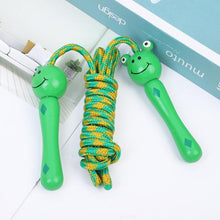 Load image into Gallery viewer, Kids Jump Ropes Skipping Rope With Wooden Handles Braided Tangle-Free Fitness Sports Skipping Ropes Wooden Handle Adjustable Cotton Skipping Rope Birthday Christmas Gift School Favor For Boys Girls Students