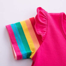 Load image into Gallery viewer, Kids Little Girls' Knee-length Short Sleeve Dress