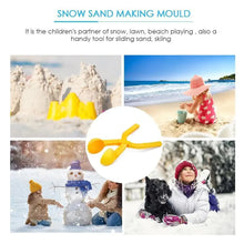 Load image into Gallery viewer, Kids Portable Colorful Outdoor Winter Snowball Maker Children Creative Fun Sports Winter Toy Lightweight Snow Balls Maker