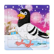 Load image into Gallery viewer, Kids Puzzle Toy Animals and Vehicle Wooden Puzzles Jigsaw Baby Educational Learning Toys for Children Gift