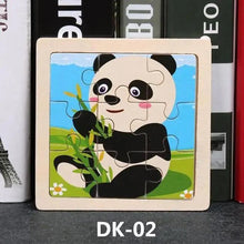 Load image into Gallery viewer, Kids Puzzle Toy Animals and Vehicle Wooden Puzzles Jigsaw Baby Educational Learning Toys for Children Gift