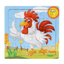Load image into Gallery viewer, Kids Puzzle Toy Animals and Vehicle Wooden Puzzles Jigsaw Baby Educational Learning Toys for Children Gift