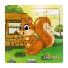 Load image into Gallery viewer, Kids Puzzle Toy Animals and Vehicle Wooden Puzzles Jigsaw Baby Educational Learning Toys for Children Gift