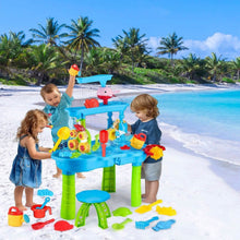 Load image into Gallery viewer, Kids Sand Water Table for 3-6 Years Old Sensory Exercise Friendship Building