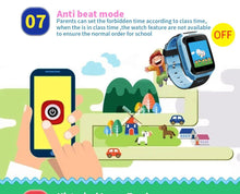 Load image into Gallery viewer, Kids Smart Watch GPS Phone Watches Camera Flashlight SOS Call Location Clock Children Watches 2G Data SIM Card Kids Smartwatch With Calling Camera Learning Games Video Music Flashlight For Boys Girls