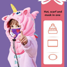 Load image into Gallery viewer, Kids Winter Fleece Warmer Balaclava Cap Thermal Tactical Military Helmet Windproof Full Face Mask Cover Ski Beanies For Boy Girl Women Camouflage Balaclava Face Scarf Mask Sunscreen Dustproof Army Cycling Hunting Fishing Tactical Airsoft Hat Men Women
