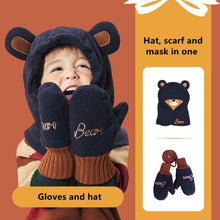 Load image into Gallery viewer, Kids Winter Fleece Warmer Balaclava Cap Thermal Tactical Military Helmet Windproof Full Face Mask Cover Ski Beanies For Boy Girl Women Camouflage Balaclava Face Scarf Mask Sunscreen Dustproof Army Cycling Hunting Fishing Tactical Airsoft Hat Men Women