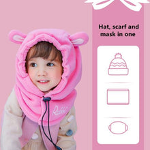 Load image into Gallery viewer, Kids Winter Fleece Warmer Balaclava Cap Thermal Tactical Military Helmet Windproof Full Face Mask Cover Ski Beanies For Boy Girl Women Camouflage Balaclava Face Scarf Mask Sunscreen Dustproof Army Cycling Hunting Fishing Tactical Airsoft Hat Men Women