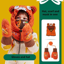 Load image into Gallery viewer, Kids Winter Fleece Warmer Balaclava Cap Thermal Tactical Military Helmet Windproof Full Face Mask Cover Ski Beanies For Boy Girl Women Camouflage Balaclava Face Scarf Mask Sunscreen Dustproof Army Cycling Hunting Fishing Tactical Airsoft Hat Men Women