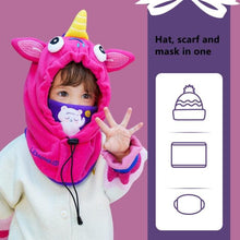 Load image into Gallery viewer, Kids Winter Fleece Warmer Balaclava Cap Thermal Tactical Military Helmet Windproof Full Face Mask Cover Ski Beanies For Boy Girl Women Camouflage Balaclava Face Scarf Mask Sunscreen Dustproof Army Cycling Hunting Fishing Tactical Airsoft Hat Men Women
