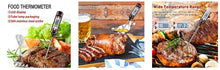 Load image into Gallery viewer, Kitchen Digital BBQ Food Thermometer Meat Cake Candy Fry Grill Dinning Household Meat Thermometer Digital Instant Read Food Meat Thermometer with Long Probe Cooking Thermometer for Kitchen BBQ Grill and Cooking Thermometer Oven Thermometer Tool