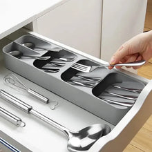 Load image into Gallery viewer, Kitchen Tableware Drawer Spoon Storage Box