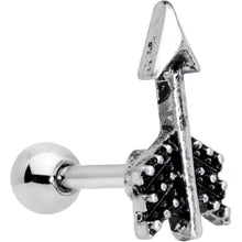Load image into Gallery viewer, 16G 1/4 Straight Arrow Cartilage Tragus Earring