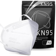 Load image into Gallery viewer, KN95 Foldable Protective Face Mask - White