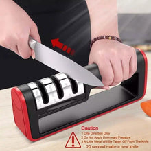 Load image into Gallery viewer, Knife Sharpener Professional Ceramic Tungsten Kitchen Sharpening System Tool