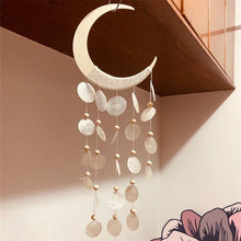 Load image into Gallery viewer, Korean Style Home Shell Melodious Sound Wind Chime Room Decoration Ornaments Nordic Hanging Wind Bells Wall Pendant For Home Office Kids Room Nursery Decor Gifts Photography Hanging Wind Chimes