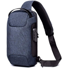 Load image into Gallery viewer, KPYWZER Anti-theft Sling Backpack with USB Charging Port