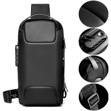 Load image into Gallery viewer, KPYWZER Anti-theft Sling Backpack with USB Charging Port