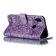 Load image into Gallery viewer, Lace Flower Leather Wallet Case For Xiaomi Redmi Note 11 10 Pro 7 6 8 8t Redmi 10c 10a A1 9t 7a 8a 9c 9a Case Mi A3 A2 Lite 9 Phone Case Premium Pu Leather Flip Cover With Card Holder Feature Protective Cover