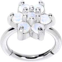 Load image into Gallery viewer, 16G 5/16 Clear CZ Gem Hinged Segment Ring
