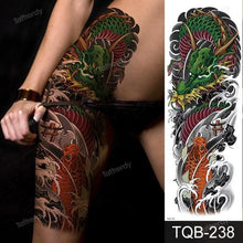 Load image into Gallery viewer, Large Black Temporary Tattoo Waterproof Luxury Big Tattoo For Body Arm Legs Modern Design
