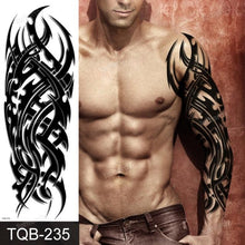 Load image into Gallery viewer, Large Black Temporary Tattoo Waterproof Luxury Big Tattoo For Body Arm Legs Modern Design