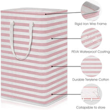 Load image into Gallery viewer, Large Foldable Tall Laundry Basket Storage Basket