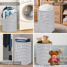Load image into Gallery viewer, Large Foldable Tall Laundry Basket Storage Basket