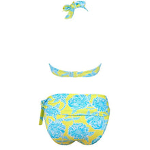 Load image into Gallery viewer, Large Size Swimsuit Women High Waist Bikini Swimwear Women High Waisted Bikini Set Two Piece Swimsuits Tummy Control Bathing Suits With Shorts Push Up Swim Wear Female Bandage Bikini Set Bathing Suit Women