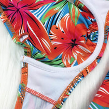 Load image into Gallery viewer, Large Size Swimsuit Women High Waist Bikini Swimwear Women High Waisted Bikini Set Two Piece Swimsuits Tummy Control Bathing Suits With Shorts Push Up Swim Wear Female Bandage Bikini Set Bathing Suit Women